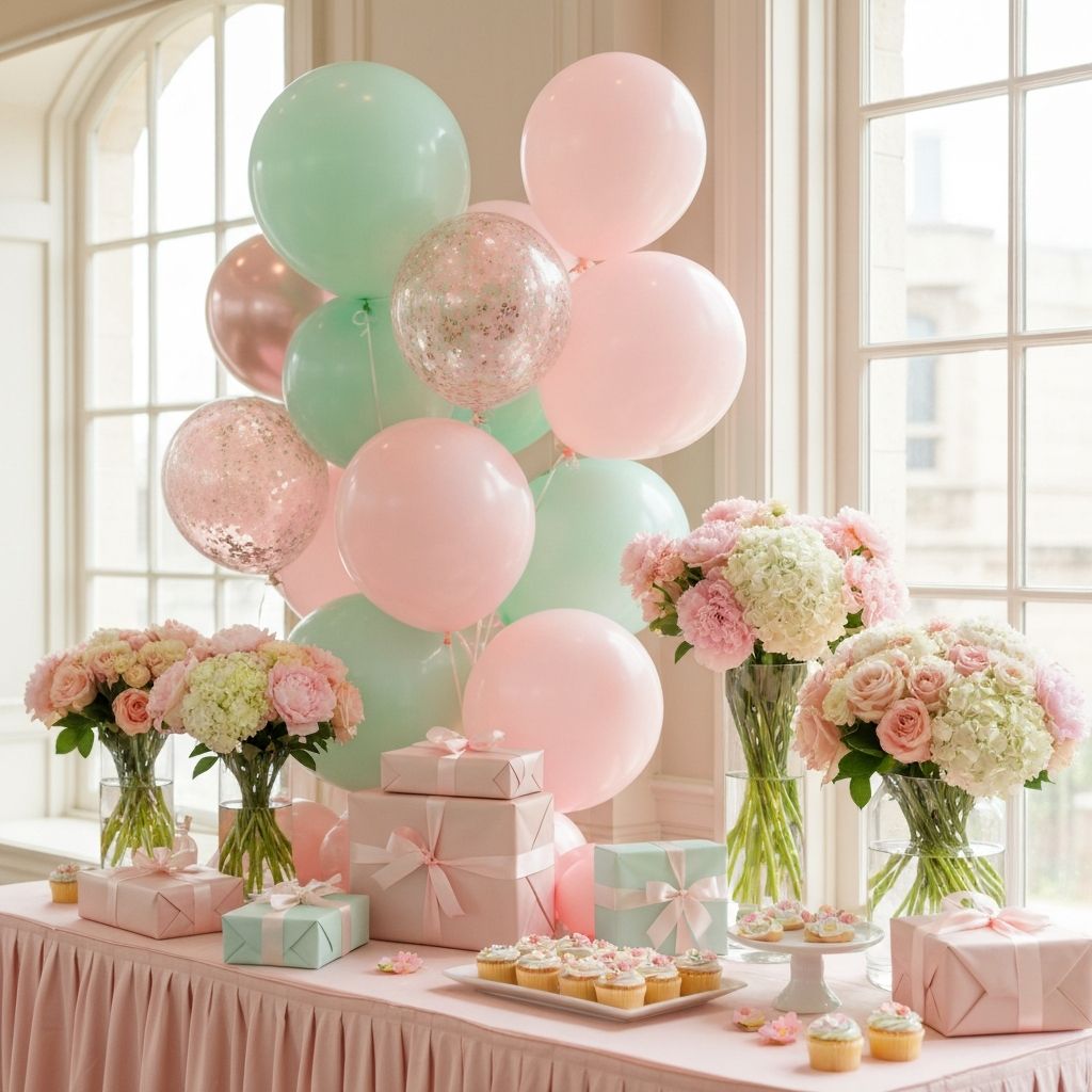 Luxurious baby shower celebration