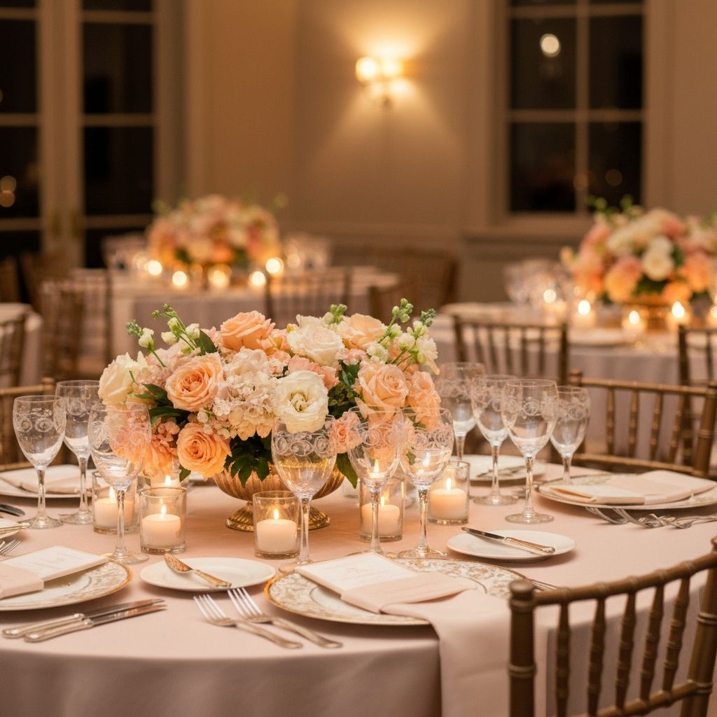 Sophisticated engagement party dinner